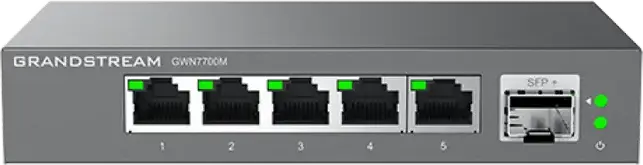 Switch de rețea Grandstream GWN7700M, 5x 10/100/1000 Mbps
