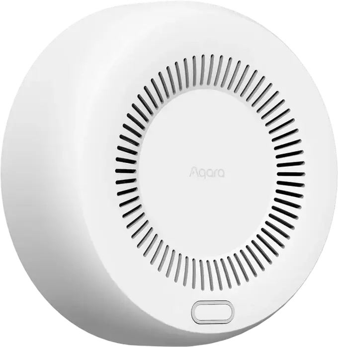 Aqara Smart Gas Detector JT-BZ-03AQ/A Zigbee Methane CH4 Sensor with 85dB Alarm, White Interior Wireless Safety Monitor