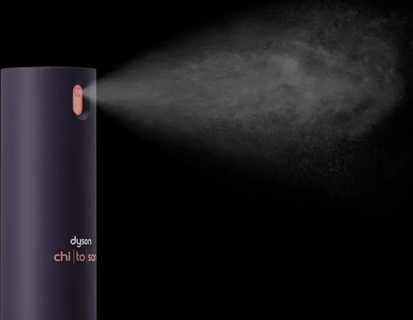 Spray de Stilizare Multifuncțional Dyson Chitosan 165ml - Formulă Non-Aerosol pentru Fixare, Refresh și Restilizare cu Tehnologia Dyson Triodetic™