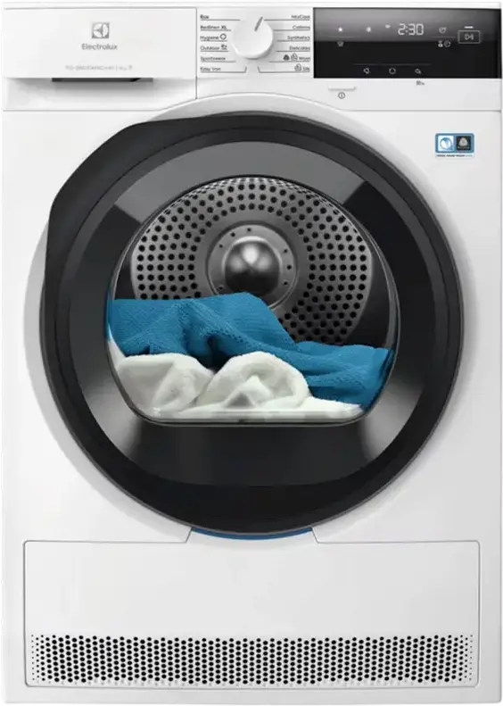 Uscător de rufe Electrolux EW7D395UCE, 9kg, Alb