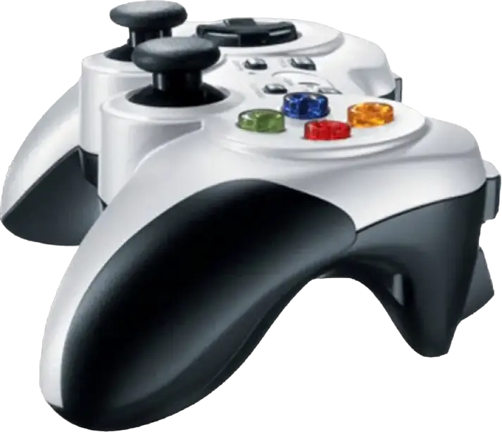 Gamepad Wireless Logitech F710, Receptor USB Nano 2.4 GHz, Moduri XInput și DirectInput, Vibrații Dual-Motor, Compatibil Windows și Android, Argintiu