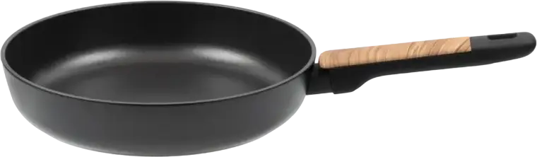 Resto Kitchenware Mon 93184 Non-Stick Frypan 26 cm, Recyclable Aluminum, PFOA-Free PTFE-Free Coating, Induction & All Hobs Compatible, Black