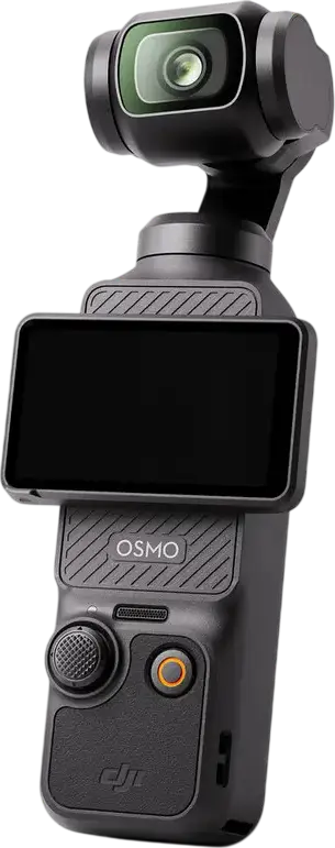 DJI Osmo Pocket 3 Creator Combo Handheld Gimbal Camera, 1-inch CMOS Sensor, 4K/120fps Video, 2.0-inch LCD Touchscreen, Black, with DJI Mic 2