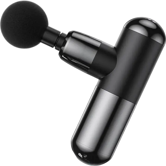 XO FG02 Massage Gun Fascia Gun, 25W Power, 6 Speed Levels, 900mAh Battery, ABS Body, Overheat Protection, Smart Auto-Shutdown, 4 Massage Heads