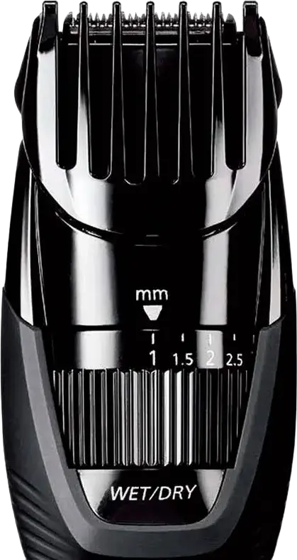 Trimmer Panasonic ER-GB42 pentru Barba si Păr, Reincarcabil, Lame din Oțel Inoxidabil, 19 Setări de Lungime 0.5-10mm, Waterproof Wet & Dry, Negru