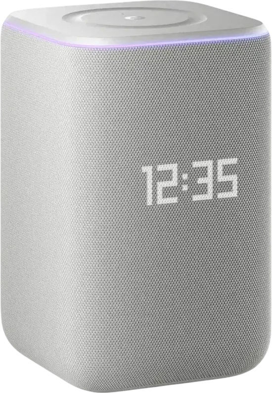 Box Inteligent și Hub Casa Inteligentă Yandex Station 3, Putere 50W, Asistent Vocal Alisa, Zigbee, Matter, Ecran LED, Corecție Cameră 2.0, Gri