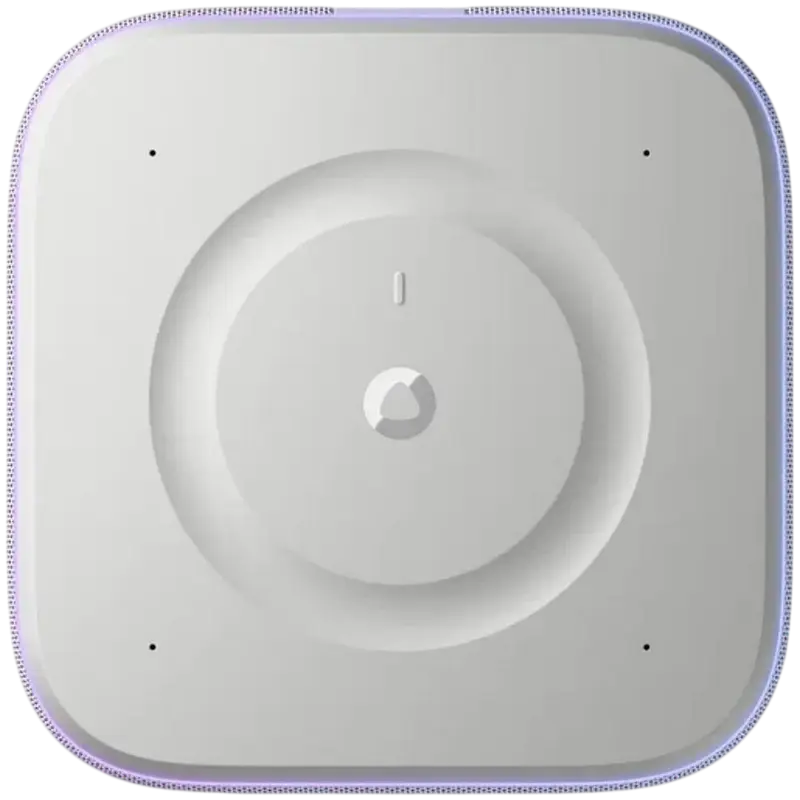 Box Inteligent și Hub Casa Inteligentă Yandex Station 3, Putere 50W, Asistent Vocal Alisa, Zigbee, Matter, Ecran LED, Corecție Cameră 2.0, Gri