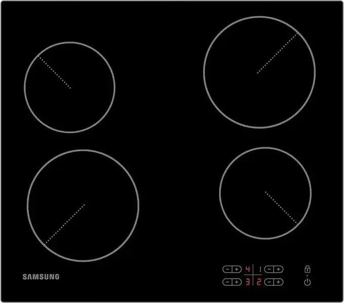 Plită electrică Samsung NZ64T3506AK/WT, Negru