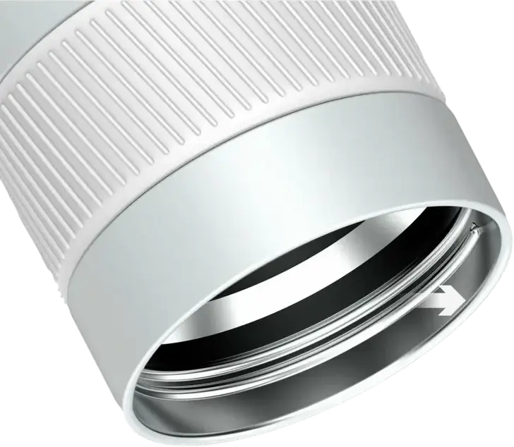 Cana Termica de Calatorie Polaris Vita-520TM, 0.52L, Otel Inoxidabil 18/10, Izolare Vacuum ThermoEffect, Mentinere Caldura 6h, Supapa, Alb