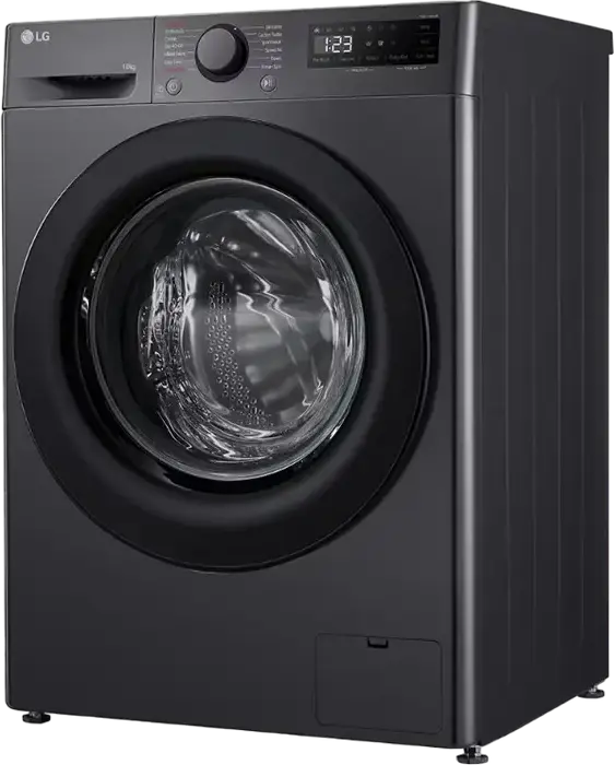 LG F4WR510SBM Front-Load Washing Machine, 10 kg, AI Direct Drive, Steam Allergy Care, 1400 rpm, Energy Class A, LED Display, Black