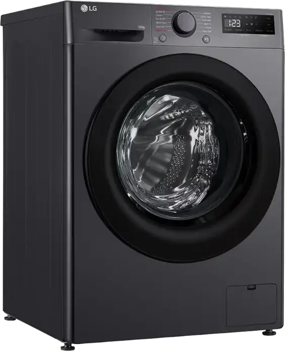 LG F4WR510SBM Front-Load Washing Machine, 10 kg, AI Direct Drive, Steam Allergy Care, 1400 rpm, Energy Class A, LED Display, Black