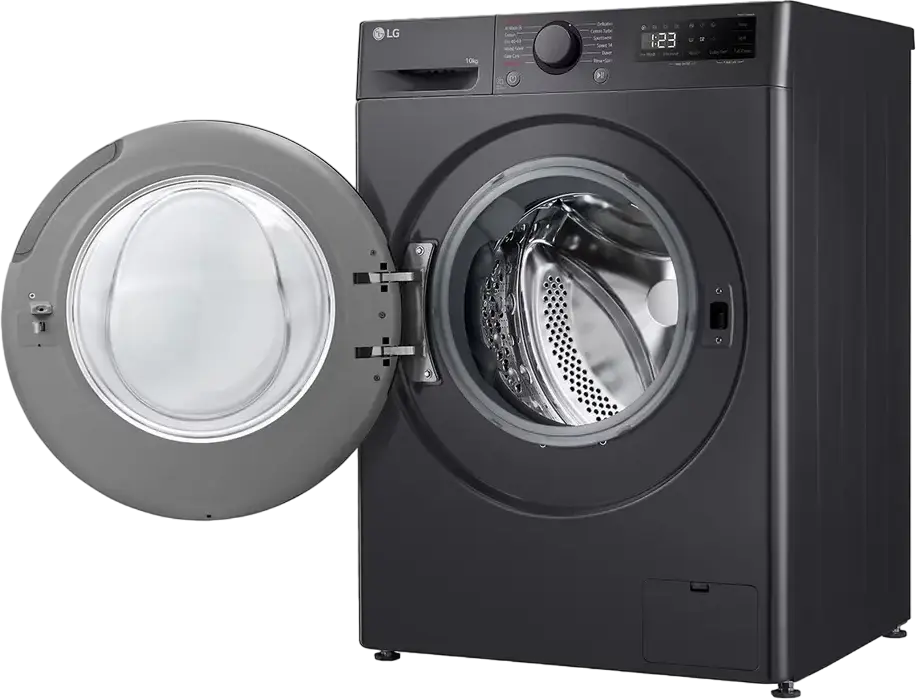 LG F4WR510SBM Front-Load Washing Machine, 10 kg, AI Direct Drive, Steam Allergy Care, 1400 rpm, Energy Class A, LED Display, Black