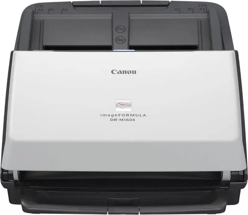 Scanner de documente Canon imageFORMULA DR-M160II A4 cu ADF, Duplex, 60 ppm / 120 ipm, 600 dpi, Alimentator 60 foi, USB 2.0, Gri