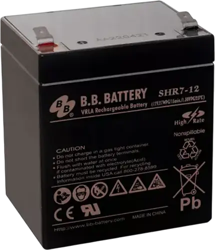 Baterie UPS B.B. SHR7-12, 12V 7