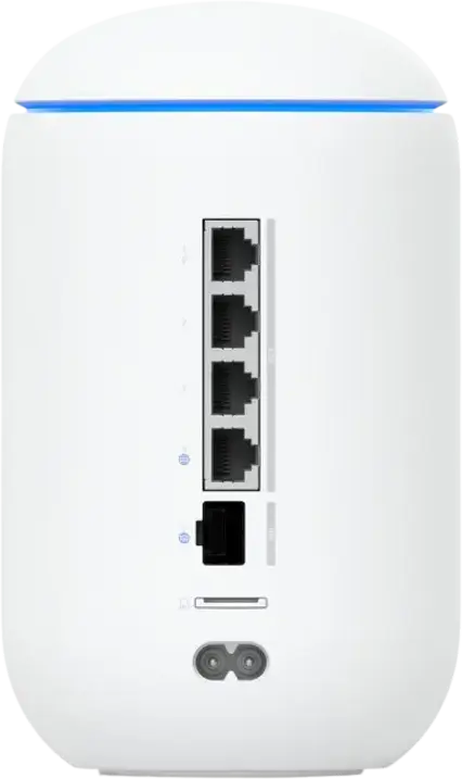Ubiquiti UniFi Dream Router 7 (UDR7) Router WiFi 7 Tri-Band, Porturi 10G SFP+ si 2.5 GbE, Procesor Quad-core ARM Cortex-A53, 3GB RAM, 64GB Stocare, Alb