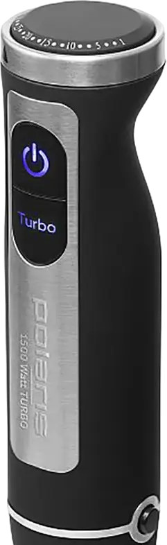 Polaris PHB1589AL Hand Blender 1500W, 30 Speed Settings, Turbo Mode, 4 PRO TITAN Stainless Steel Knife, with Chopper, Whisk, Cube and Grater Attachments