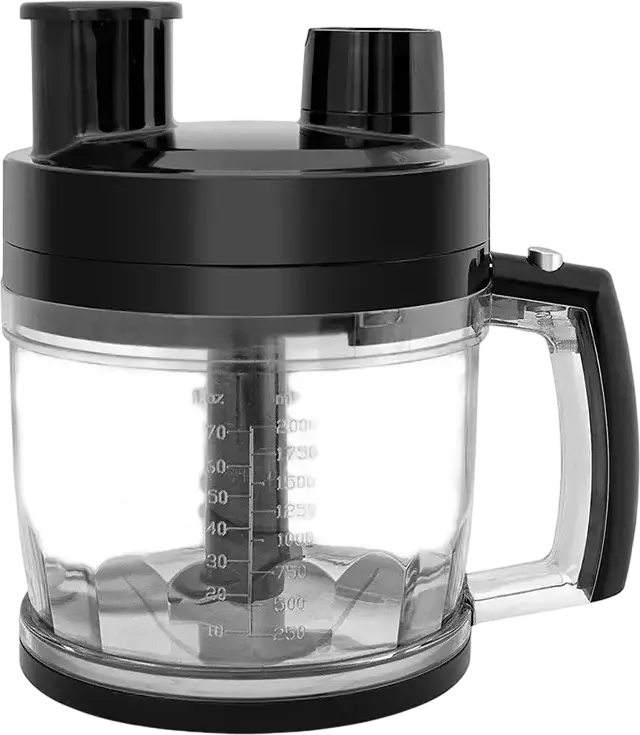 Polaris PHB1589AL Hand Blender 1500W, 30 Speed Settings, Turbo Mode, 4 PRO TITAN Stainless Steel Knife, with Chopper, Whisk, Cube and Grater Attachments