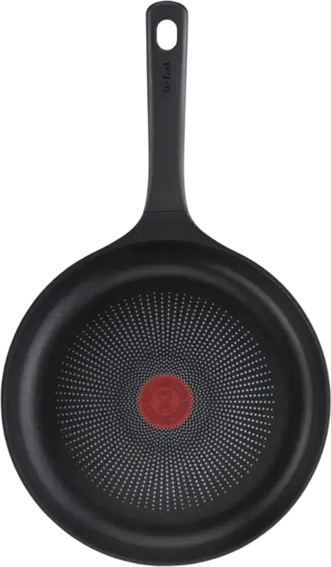 Tefal Trattoria Pro G6120544 Frying Pan, 26 cm, Non-stick Titanium 2X Coating, Induction Compatible, Thermo-Spot Heating Indicator, Aluminium, Black