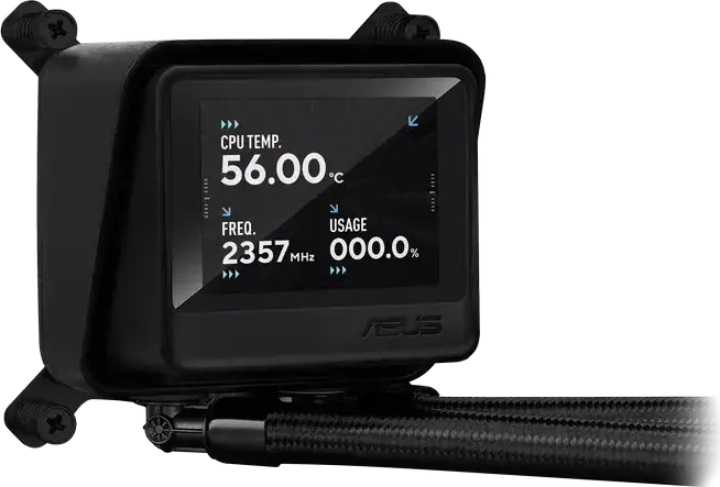 Система жидкостного охлаждения ASUS Prime LC 360 ARGB LCD AIO, радиатор 360 мм, ЖК-дисплей 2.3 дюйма, 3 PWM вентилятора 120 мм, Intel LGA 1851/1700/1200/115x, AMD AM5/AM4