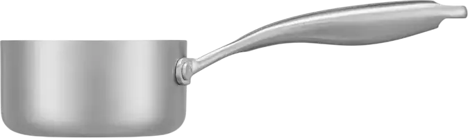 RESTO Corvus 95020 Stainless Steel Saucepan, 0.55L, 2.2mm Thick Wall, Full Induction Compatible Professional Cookware, Dishwasher Safe