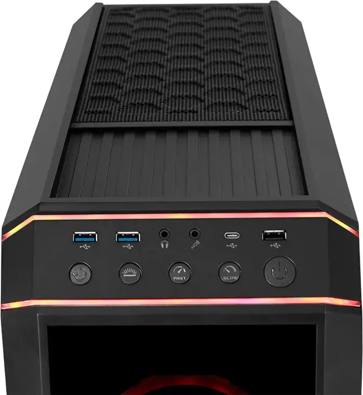 Carcasă PC Midi-Tower Chieftec STALLION II GP-02B-UC-OP, Negru, Sticlă Temperată, ATX/mATX/Mini-ITX, 4 Ventilatoare RGB 120mm, USB 3.2 Gen 2x2 Type-C