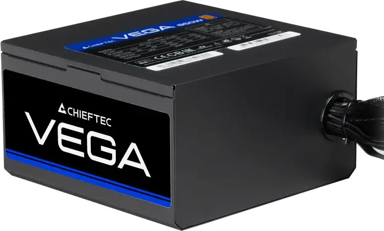 Блок питания Chieftec VEGA PPG-850-S 850W, 80 Plus Gold, ATX 3.1, PCIe Gen5 16-Pin, LLC DC-DC, FDB вентилятор 135мм, активный PFC, форм-фактор ATX