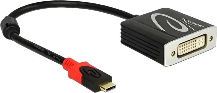 Adaptor Video APC Electronic APC-631003, Type-C - DVI-D (F), 0,1m, Negru