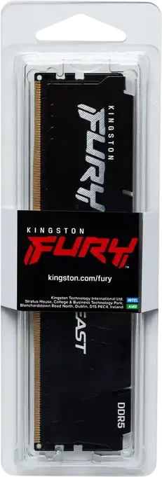 Memorie RAM Kingston FURY Beast, DDR5 SDRAM, 6000 MHz, 8GB, KF560C36BBE-8