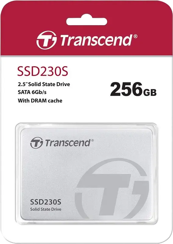 SSD Intern Transcend SSD230S 256GB 2.5" SATA III 6Gb/s, 3D NAND TLC, Citire pana la 530MB/s, Scriere pana la 400MB/s, Cache DDR3 DRAM, TS256GSSD230S