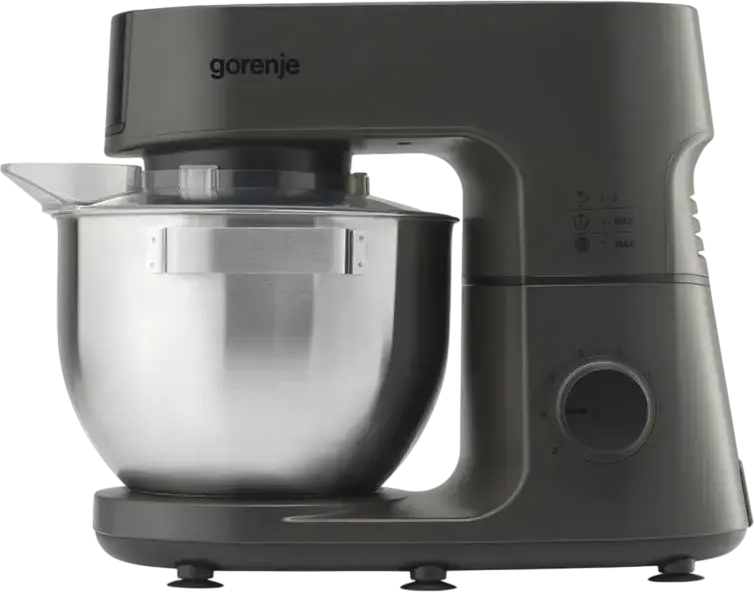Robot de Crama Planetar Gorenje MMC1000CA, 1000W, Bol Inox 6L, 6 Viteze, cu Blender, Masina de Carne si Accesorii, Negru