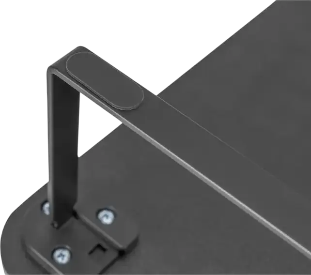 Suport pentru 2 monitoare Gembird MS-TABLE2-01, Platforma de birou din otel si plastic ABS, Latime 1000mm, Capacitate 20kg, Management Cabluri, Negru
