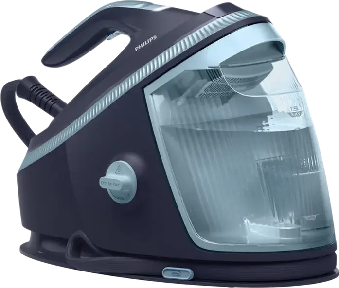 Fier de călcat cu generator de abur Philips PSG7200/20, 3120W, Albastru