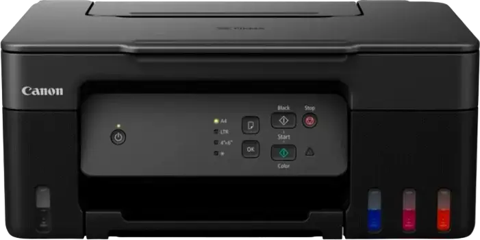 Imprimantă Multifuncțională 3-în-1 Canon PIXMA G2430 Inkjet, Sistem MegaTank cu Rezervoare de Cerneală, Printare Scanare Copiere, A4, Negru