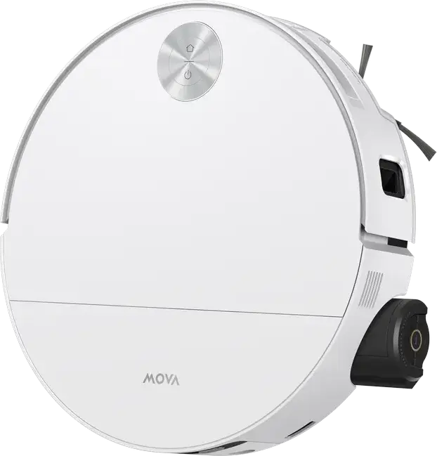 Mova S70 Pro Roller Robot Vacuum and Mop, 30000 Pa Suction, HydroForce Roller Mop with MaxiReach Extension, 100°C Hot Water Wash, AI PetMate, White
