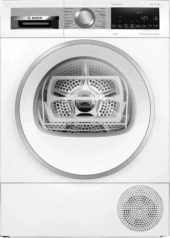 Uscător de rufe Bosch WQG245D9NL, 9kg, Alb