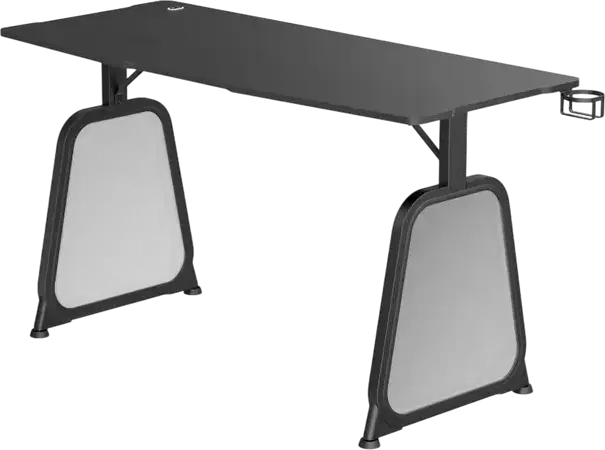 Birou Gaming Lumi GMD12E-2D, Negru