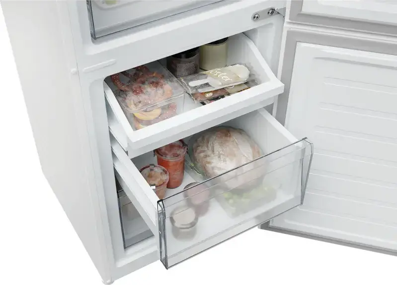 Candy CNCQ2T518DW City Fresco 300 Combi Refrigerator, No Frost, Bottom Freezer, 280L, Energy Class D, hOn App Smart Control, White, 54.5x60.2x182.5 cm