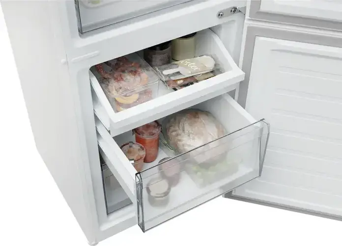 Candy CNCQ2T518DW City Fresco 300 Combi Refrigerator, No Frost, Bottom Freezer, 280L, Energy Class D, hOn App Smart Control, White, 54.5x60.2x182.5 cm