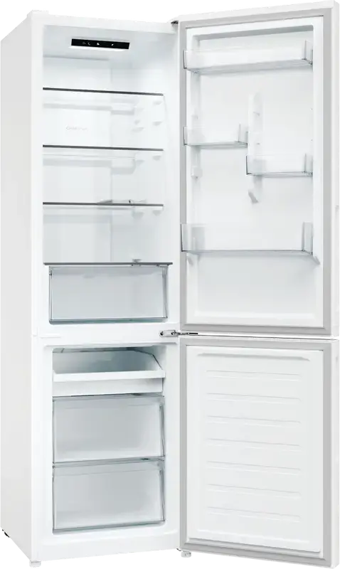Candy CNCQ2T518DW City Fresco 300 Combi Refrigerator, No Frost, Bottom Freezer, 280L, Energy Class D, hOn App Smart Control, White, 54.5x60.2x182.5 cm
