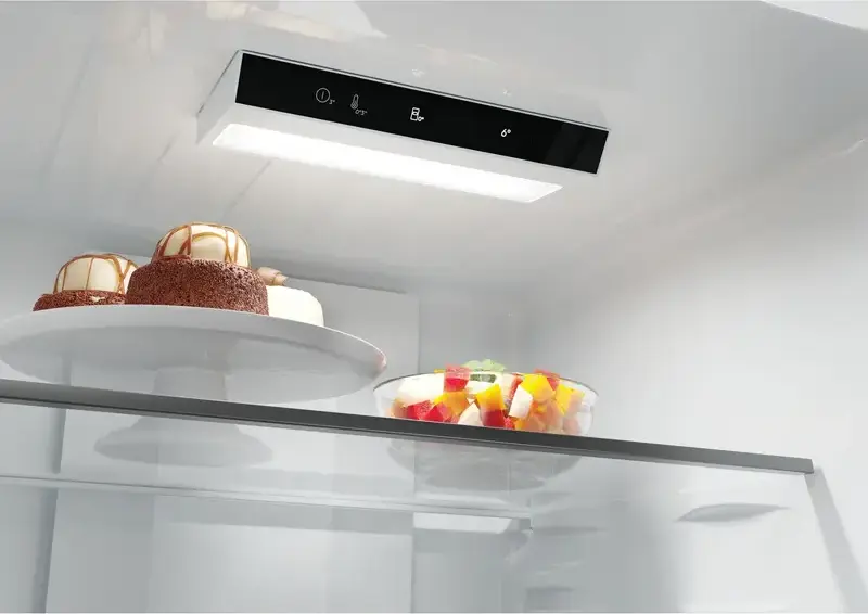 Candy CNCQ2T518DW City Fresco 300 Combi Refrigerator, No Frost, Bottom Freezer, 280L, Energy Class D, hOn App Smart Control, White, 54.5x60.2x182.5 cm
