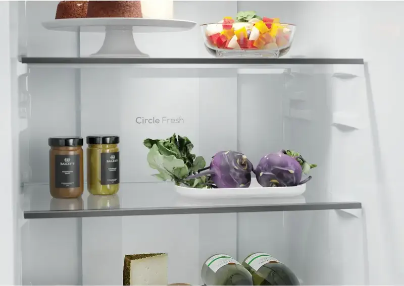 Candy CNCQ2T518DW City Fresco 300 Combi Refrigerator, No Frost, Bottom Freezer, 280L, Energy Class D, hOn App Smart Control, White, 54.5x60.2x182.5 cm