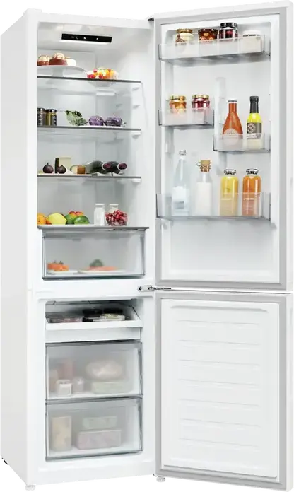 Candy CNCQ2T518DW City Fresco 300 Combi Refrigerator, No Frost, Bottom Freezer, 280L, Energy Class D, hOn App Smart Control, White, 54.5x60.2x182.5 cm