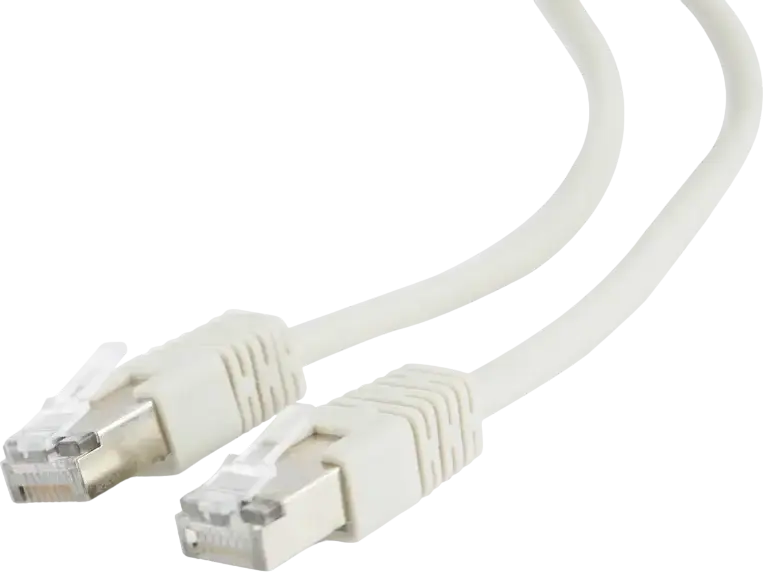 Cablexpert PP22-15M Cat5e FTP Network Patch Cord, 15m, RJ45, 100 MHz, Gold-Plated Contacts, Snagless Molded Connector, Gray