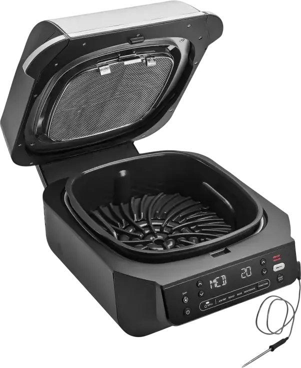 Grătar electric Ninja EG351EU, 1760W, Negru | Argintiu