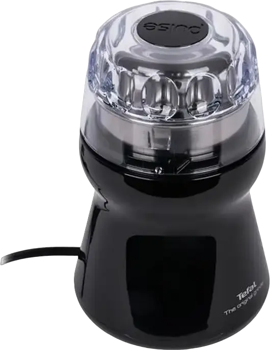 Tefal The Original Grinder GT110 Electric Coffee Grinder, 180W, 50g Capacity, Stainless Steel Rotating Blades, Overheat Protection, Black