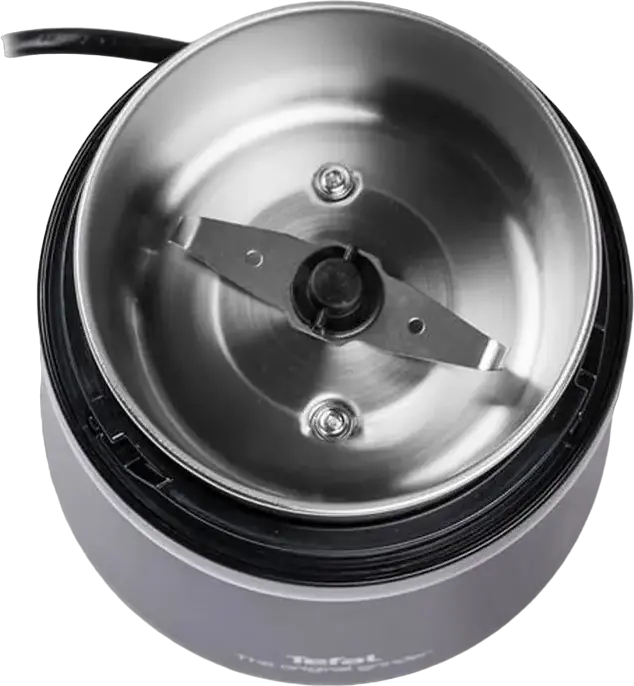 Tefal The Original Grinder GT110 Electric Coffee Grinder, 180W, 50g Capacity, Stainless Steel Rotating Blades, Overheat Protection, Black
