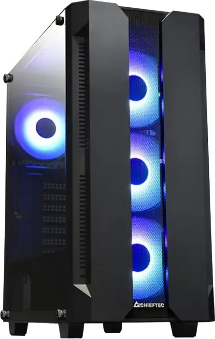 Carcasă PC Chieftec GS-01B-OP, Midi-Tower, ATX, Negru