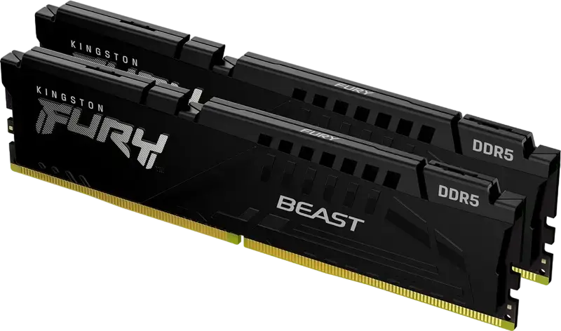 Memorie RAM Kingston FURY Beast, DDR5 SDRAM, 6000 MHz, 16GB, KF560C30BBEK2-16