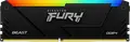 Оперативная память Kingston FURY Beast RGB DDR4 16ГБ комплект (2x8ГБ) 3200МГц PC4-25600 CL16 KF432C16BB2AK2/16, Intel XMP 2.0, для AMD Ryzen, Черный