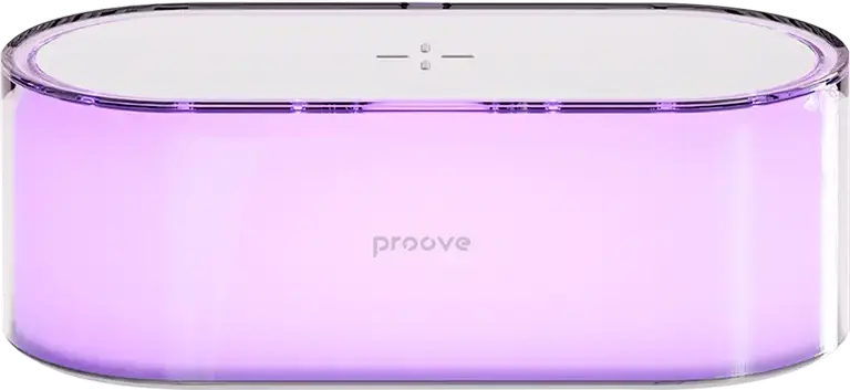 Lampă de noapte Proove Multicolor Glow, Alb
